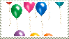 balloons floating